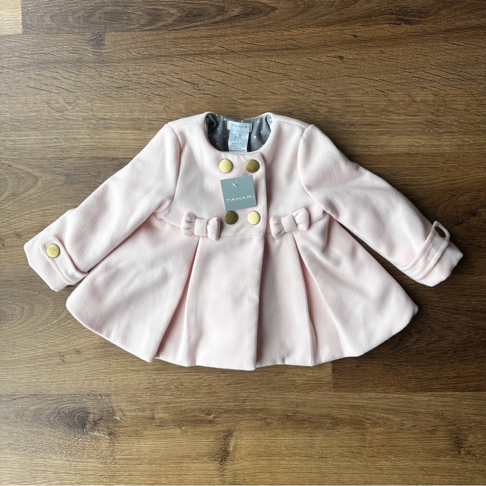 Tahari | Pink Infant Pea Coat